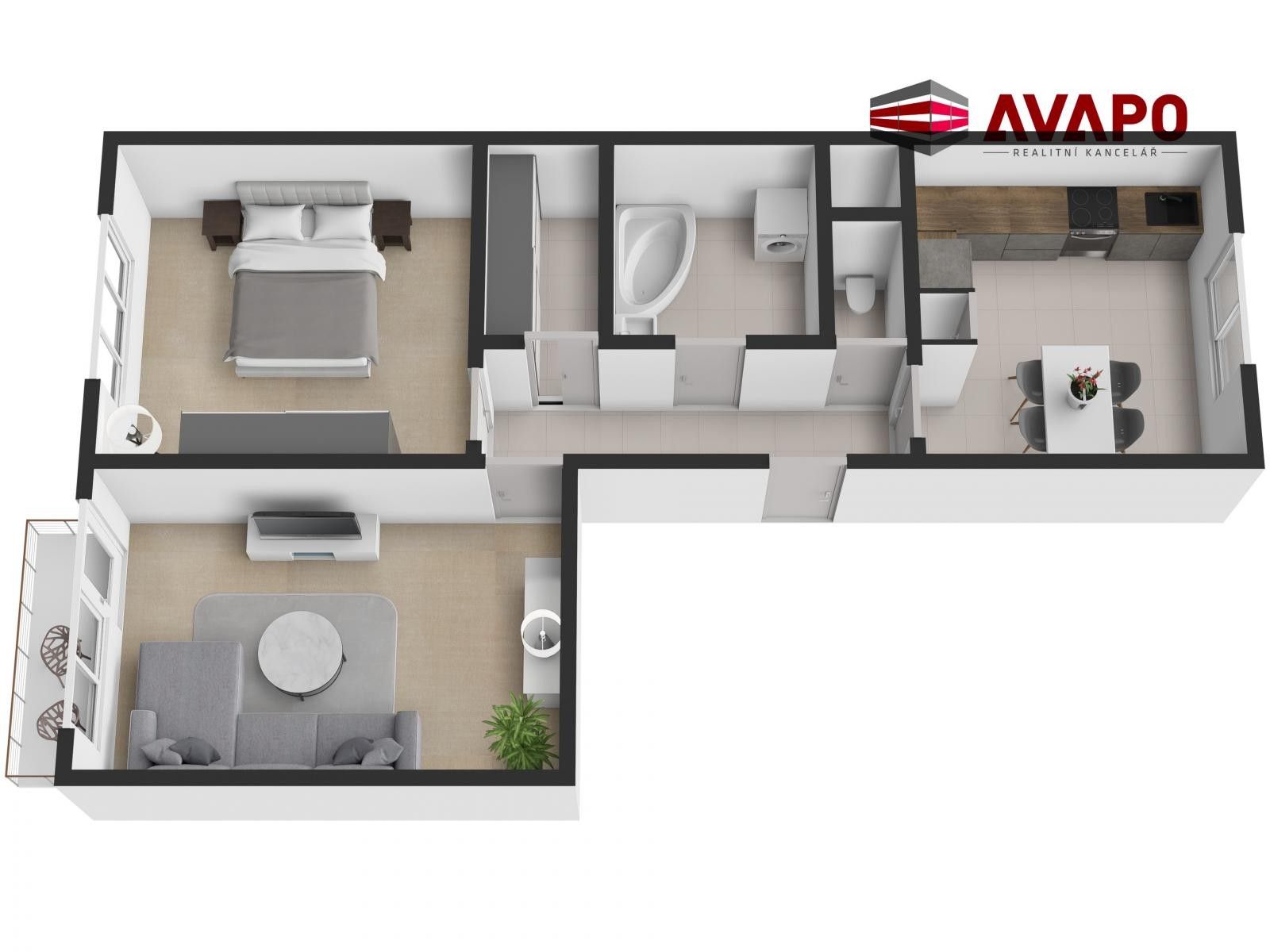 Pronájem byt 2+1 - Hrnčířská, Opava, 62 m²