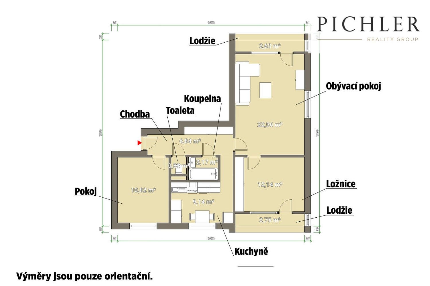 3+1, Klatovská třída, Plzeň - Jižní Předměstí, 70 m² - 2