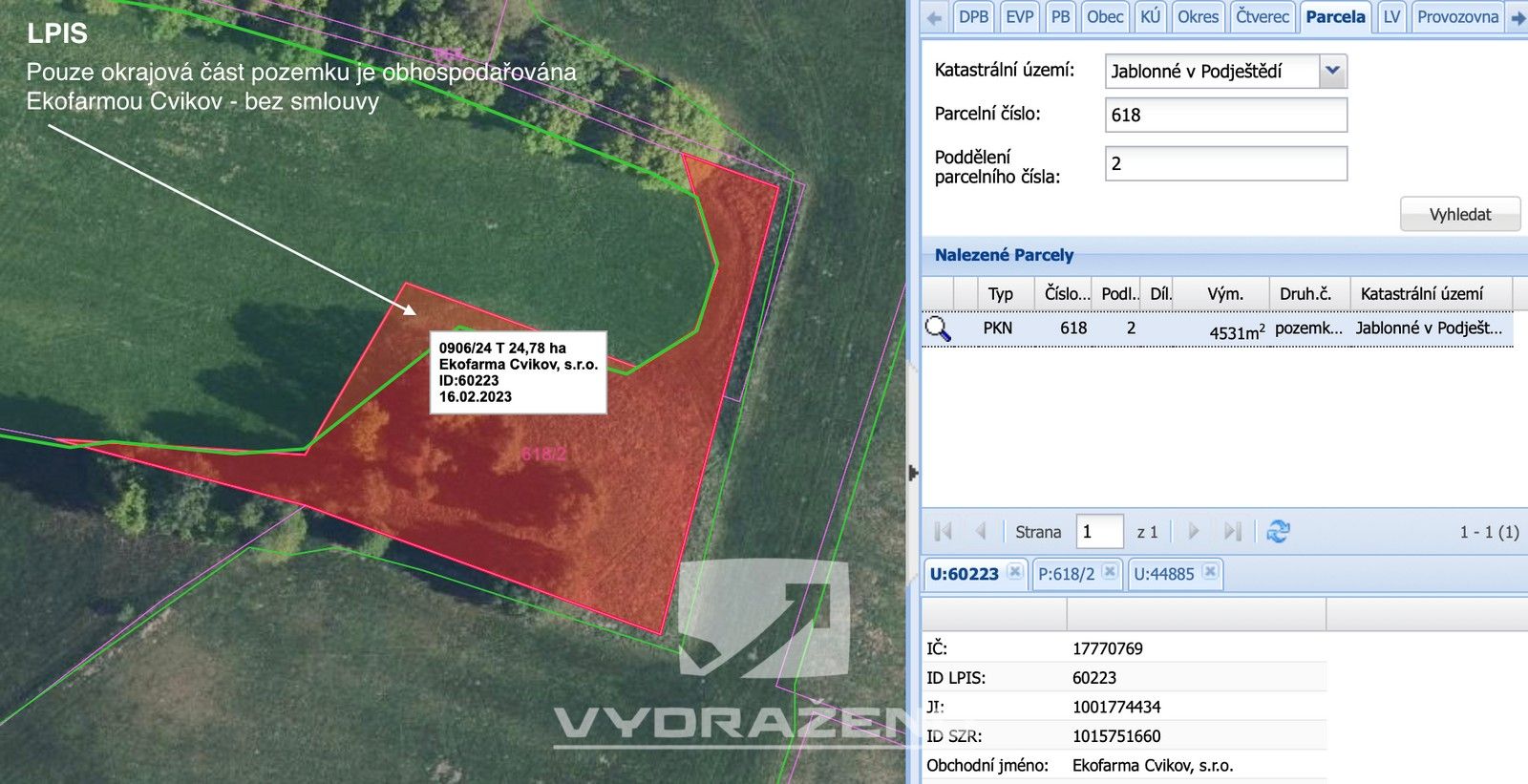 Zemědělský pozemek · 5 265 m² · Jablonné v Podještědí - 3