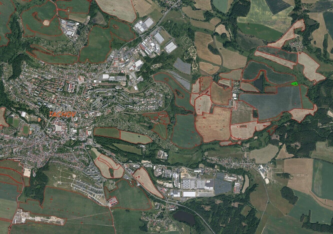 Zemědělské pozemky, Tachov, 2 192 m² - 2