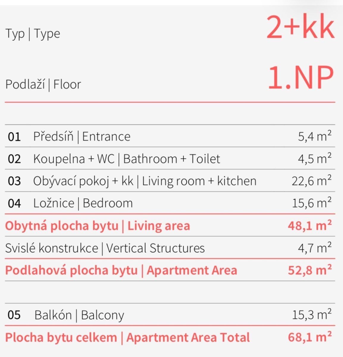 Byt 2+kk · 68 m² · Mezi Vodami, Praha - Modřany - 3