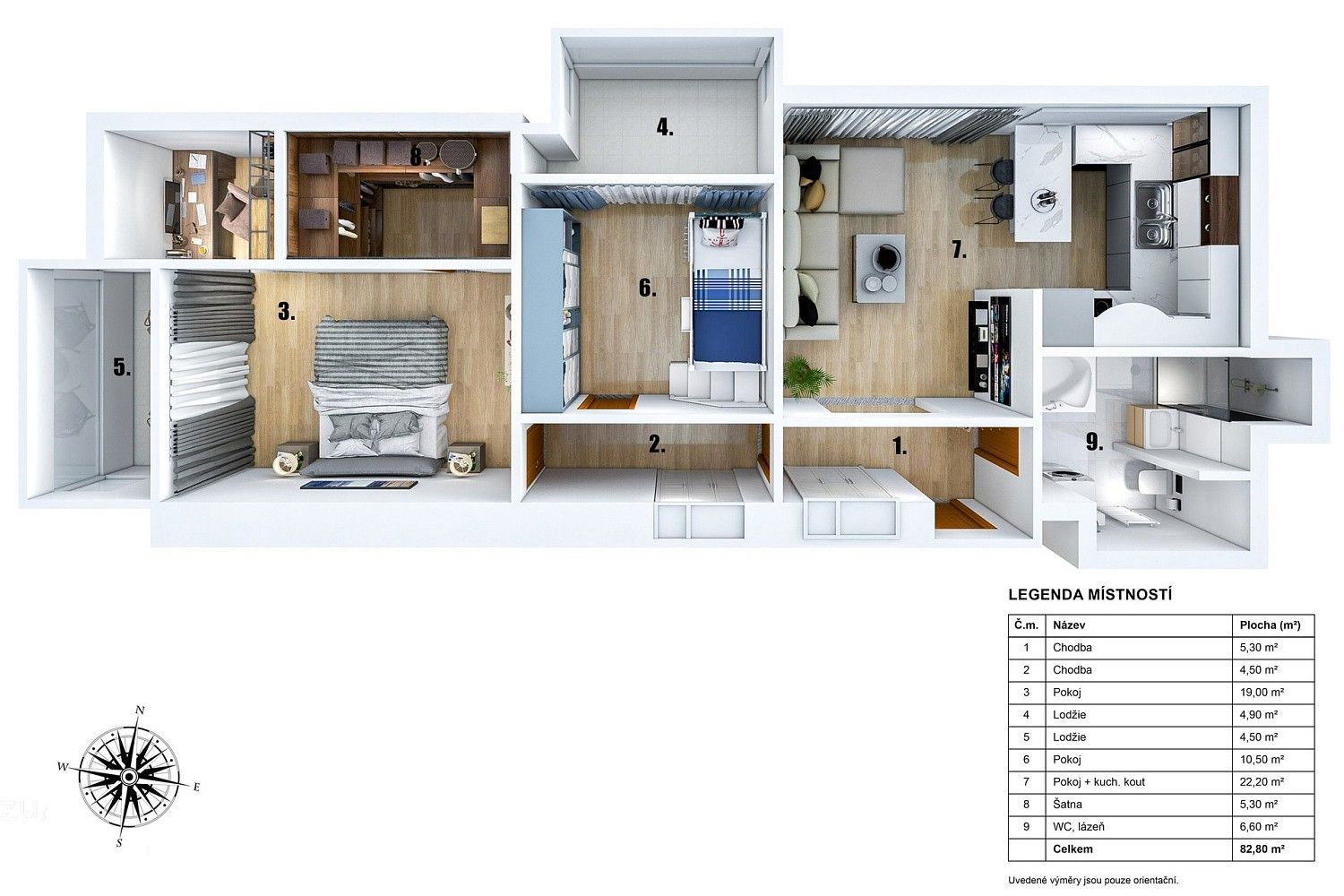 Prodej byt 3+1 - Praha - Vysočany, okres Praha 9, Hlavní město Praha, 85 m² - 5