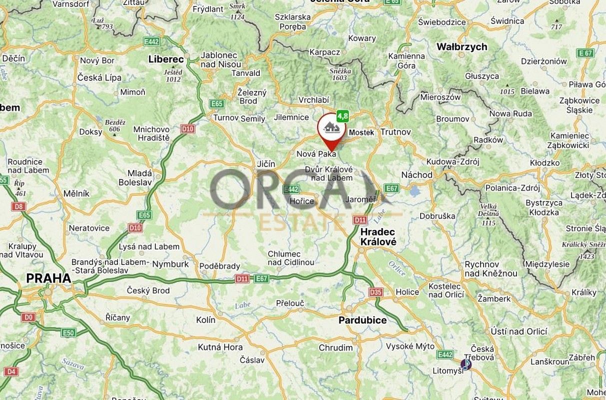 Louka · Mostek, okres Trutnov - 4
