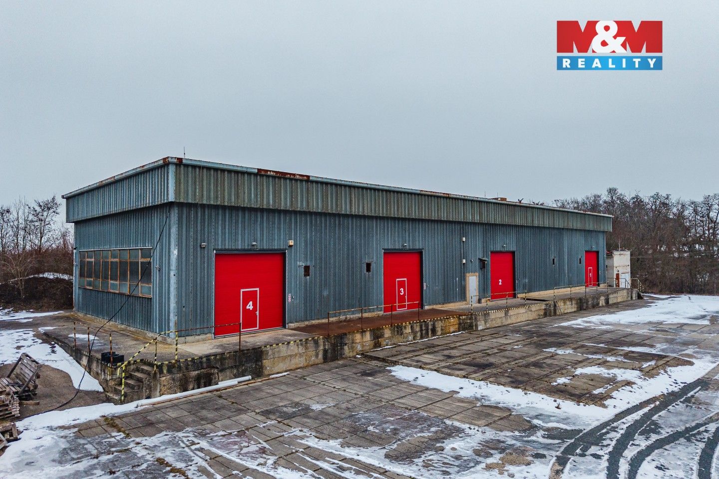 Pronájem sklad - K Cihelně, Veleň, 1 100 m²