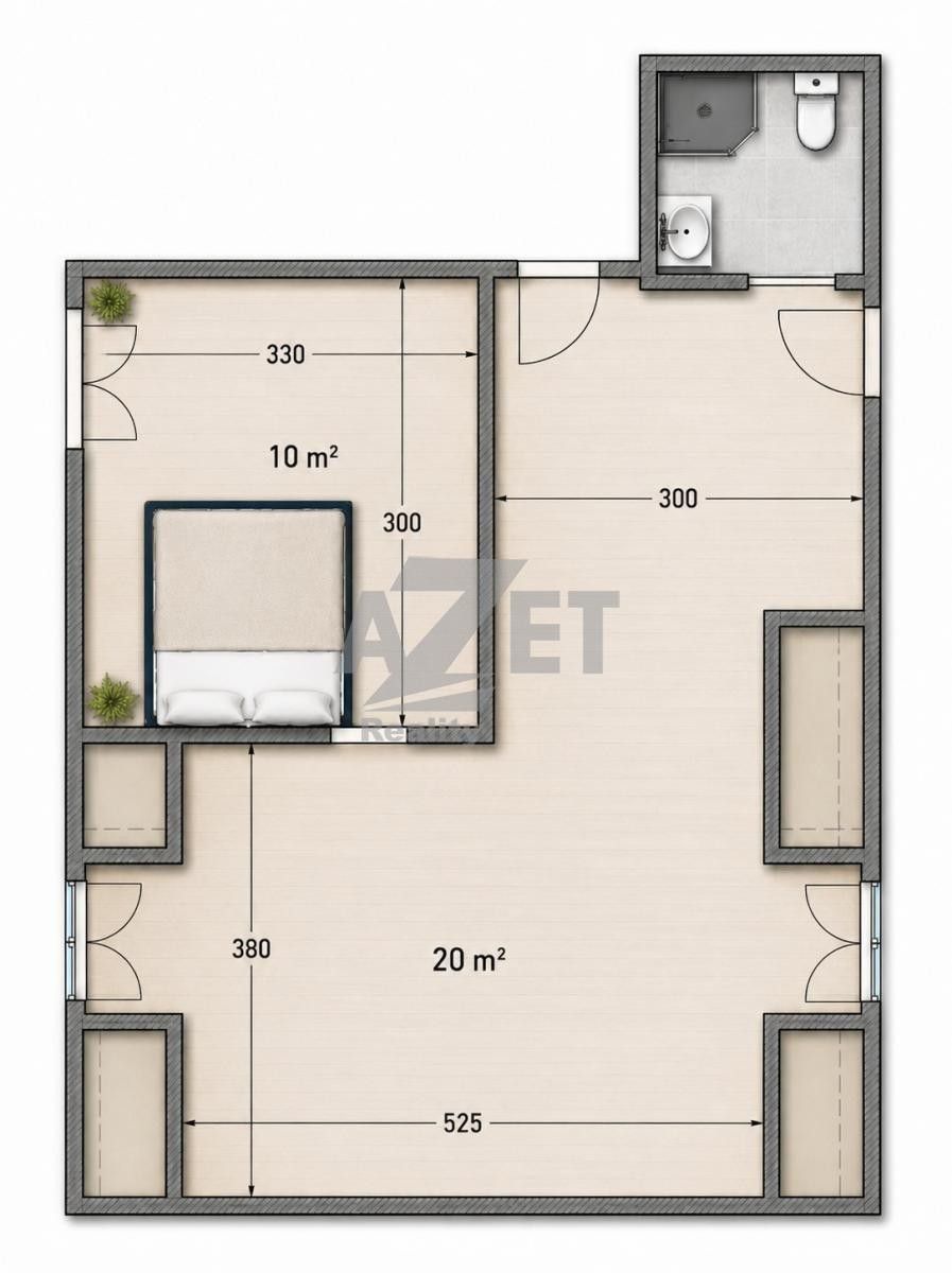 Byt 2+kk · 42 m² · Obchodní, Ostrava - 4