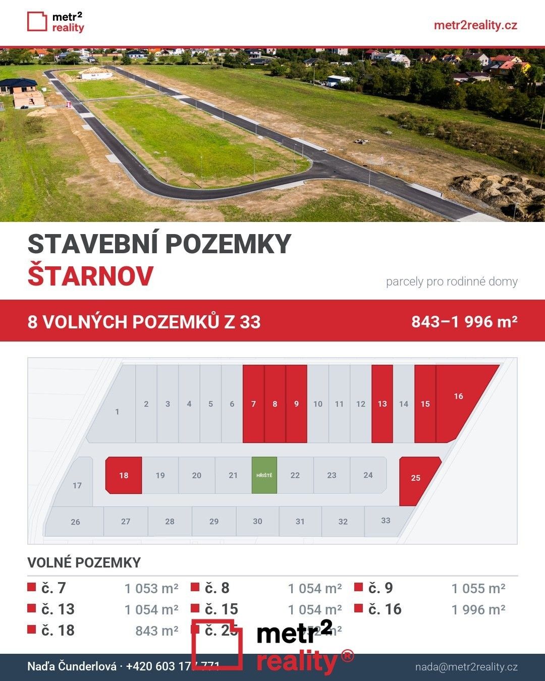 Pozemek pro bydlení, 1 080 m²