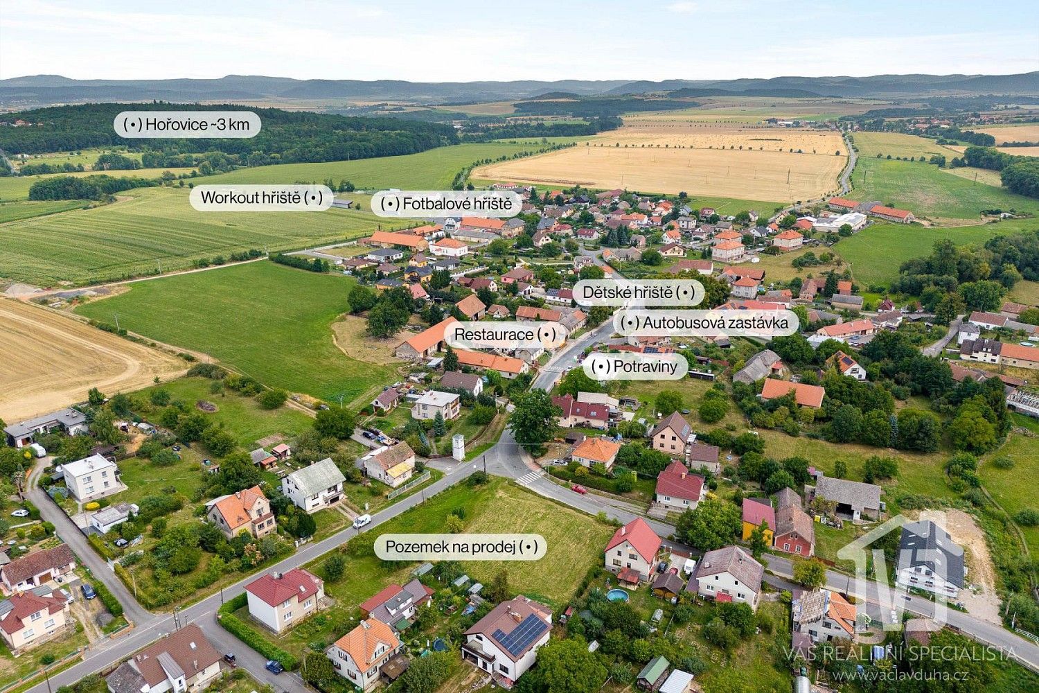 Pozemek pro bydlení · Podluhy, okres Beroun, Středočeský kraj - 4