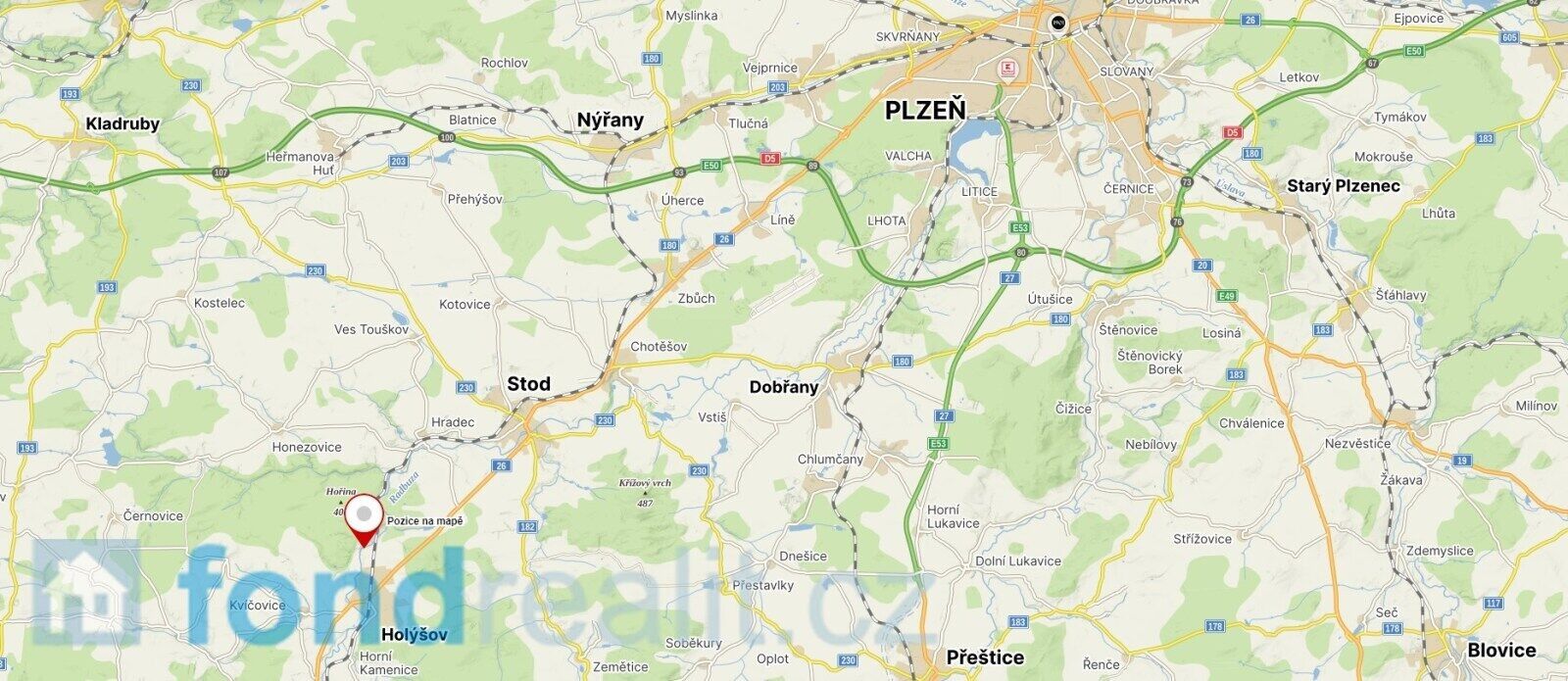 Prodej pozemek - Holýšov, 2 000 m² - 5