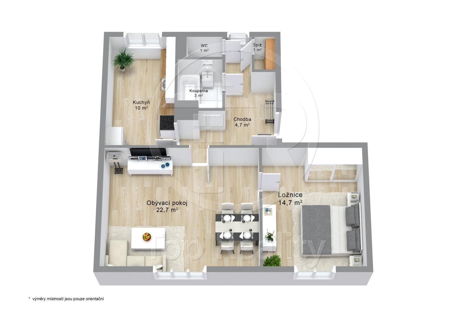Prodej byt 2+1 - Krušnohorská, Ostrov, 68 m²