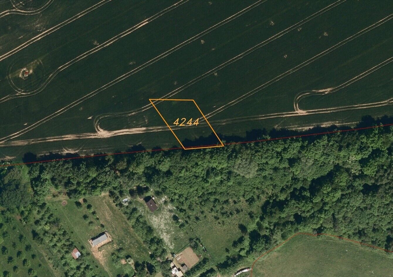 Zemědělské pozemky, Bystřice pod Hostýnem, 1 036 m² - 1