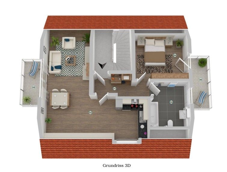 2+1, Schrobenhausener Str. 32 Ingolstadt Haunwöhr Bayern 85051, 63 m² - 1