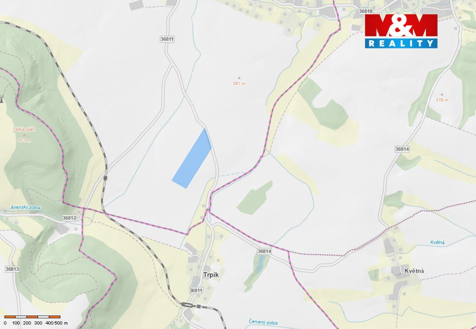 Prodej zemědělský pozemek - Damníkov