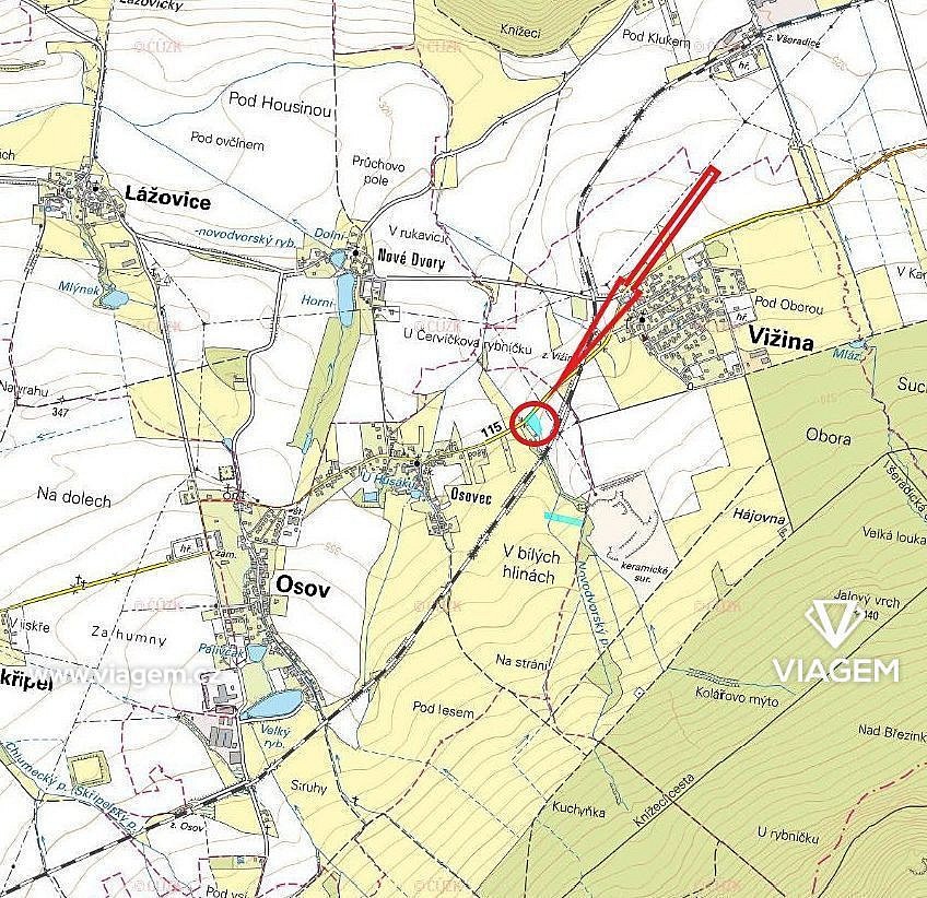 Prodej zemědělský pozemek - Osov, okres Beroun - 5