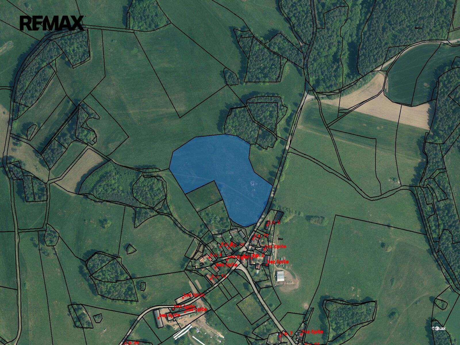 Pozemek pro bydlení · 32 752 m² · Kovářov - 4