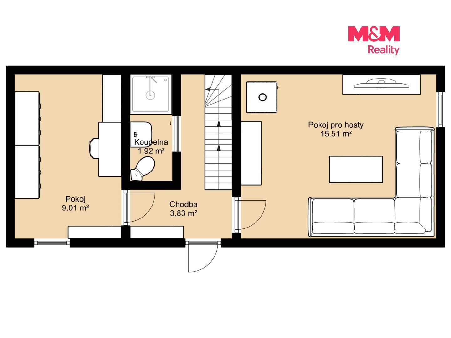 Rodinný dům · 80 m² · Zámecká, Jemnice - 3