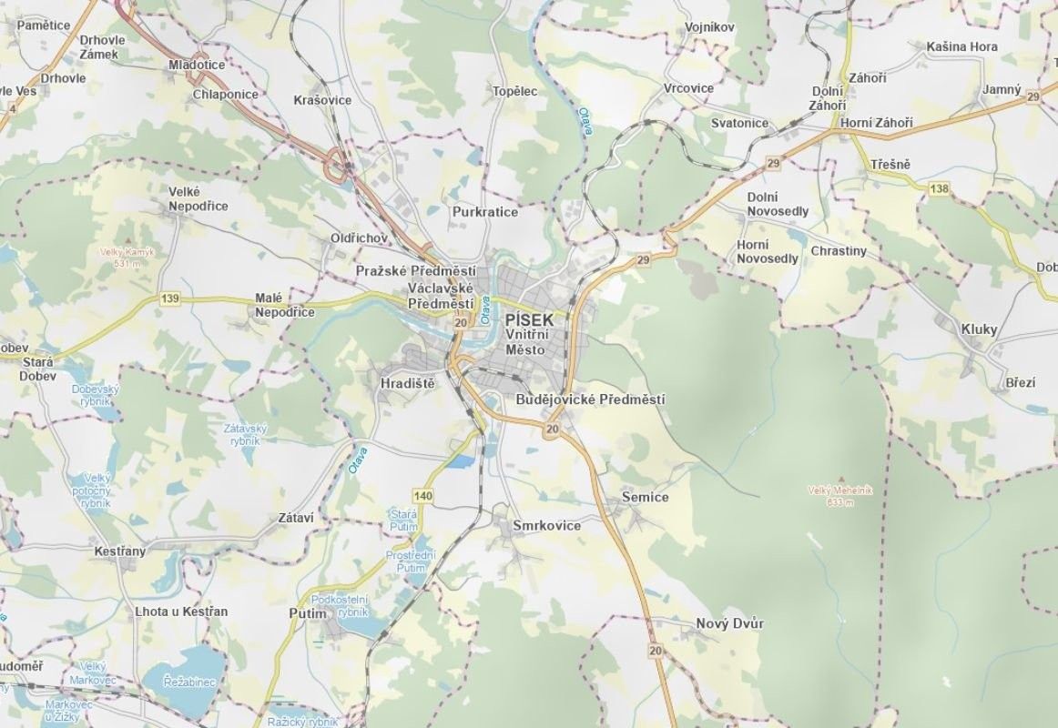 Zemědělský pozemek · 13 388 m² · Písek - 4