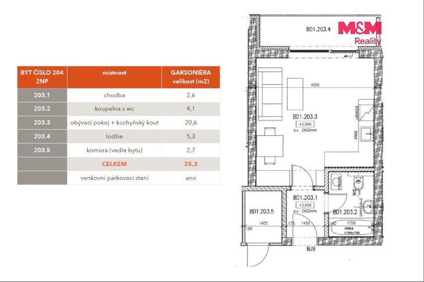 Byt 1+kk · 27 m² · Hrnčířská, Uhlířské Janovice - 3