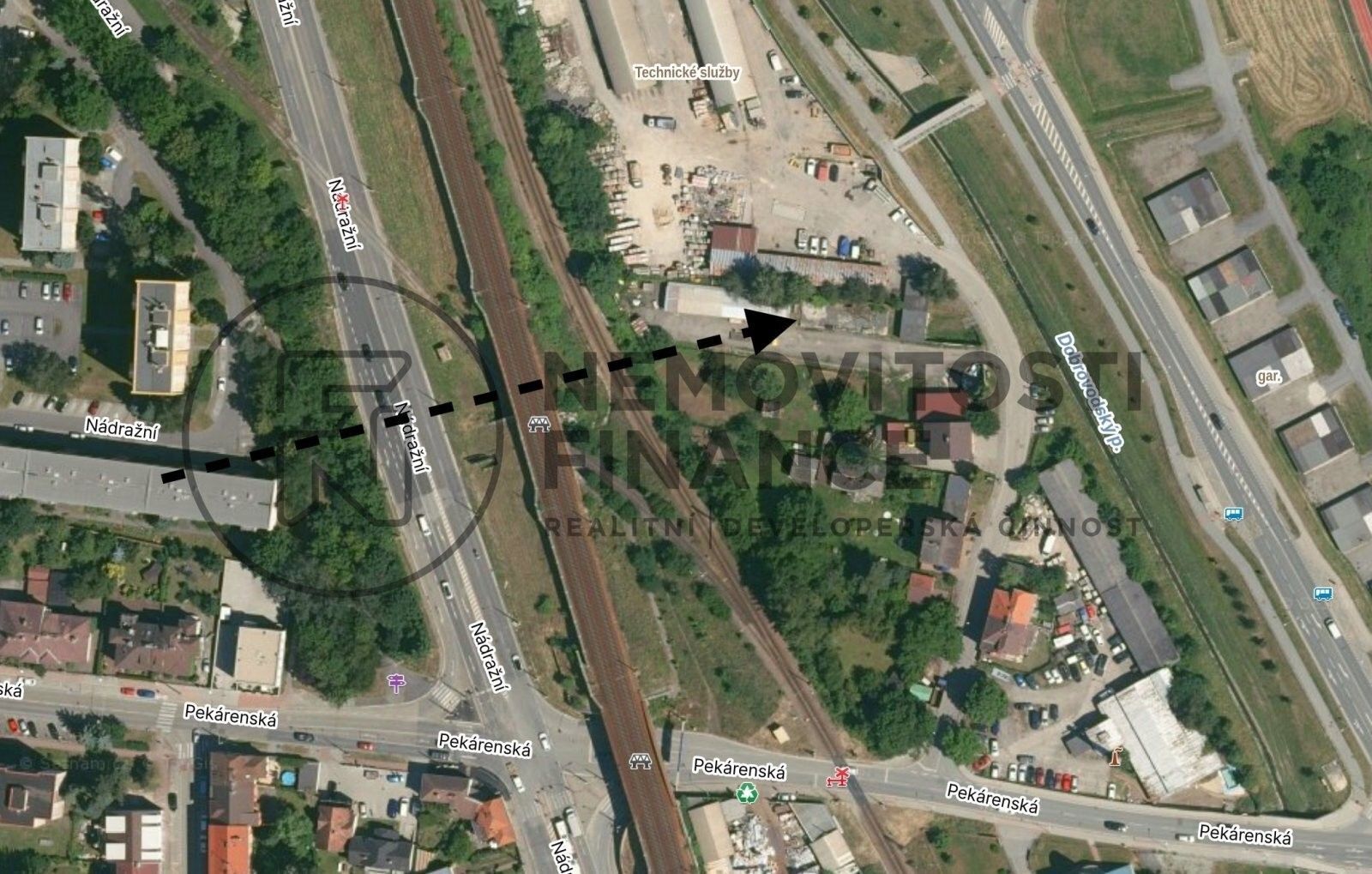 Komerční pozemky, Tovární 237, České Budějovice 4, 300 m² - 2