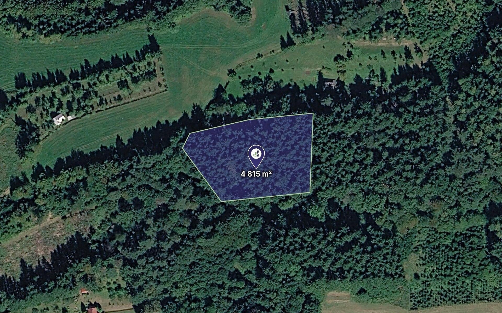Lesy, Hovězí, 4 815 m²