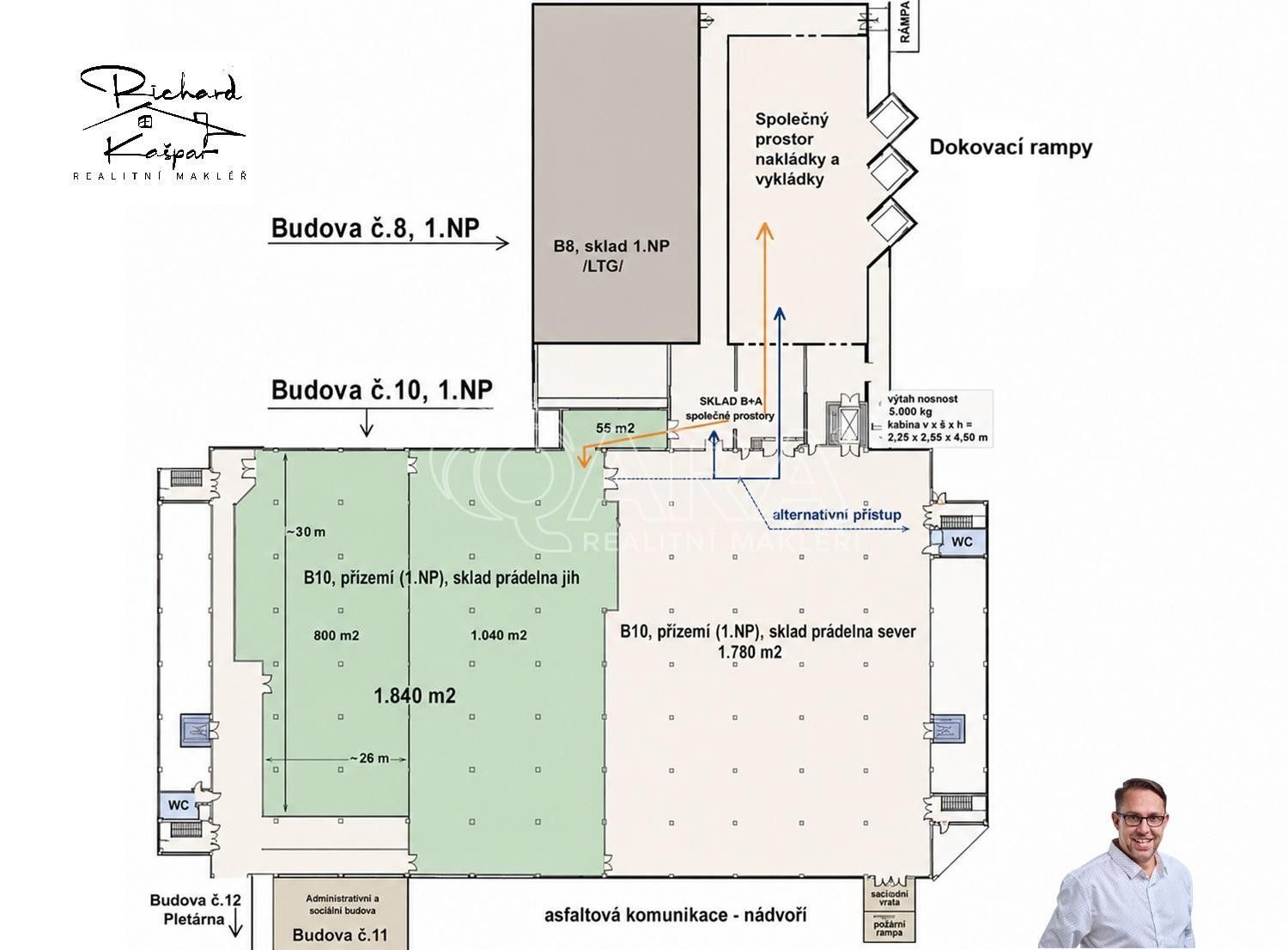 Výrobní prostory · 1 840 m² · U Vodárny  , Písek Budějovické Předměstí - 4
