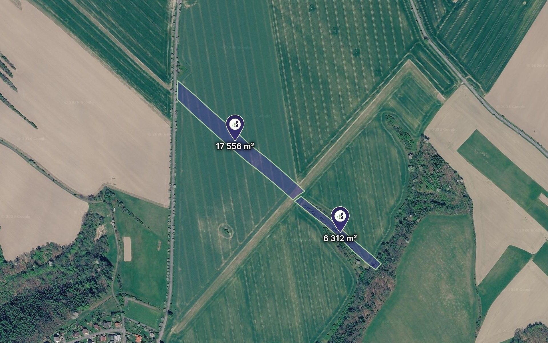 Zemědělské pozemky, Slatina, 23 868 m² - 1