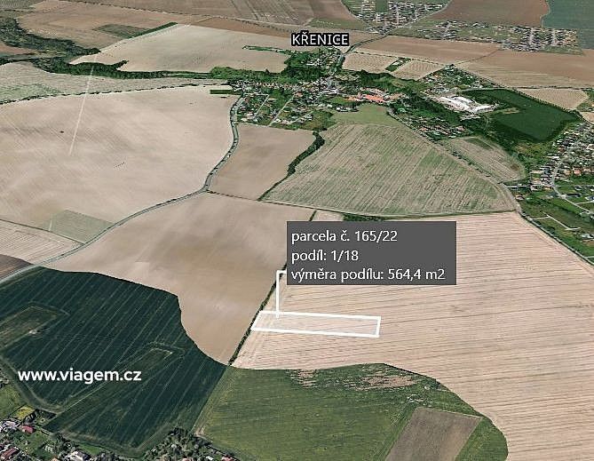 Prodej zemědělský pozemek - Křenice, okres Praha-východ, Středočeský kraj - 2