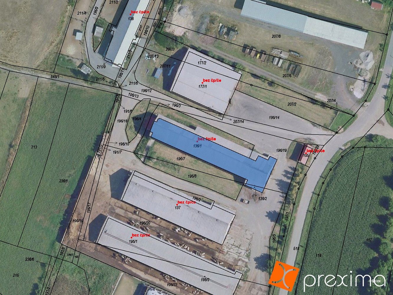 Zemědělské objekty, Jizbice, okres Nymburk, Středočeský kraj, 770 m² - 1