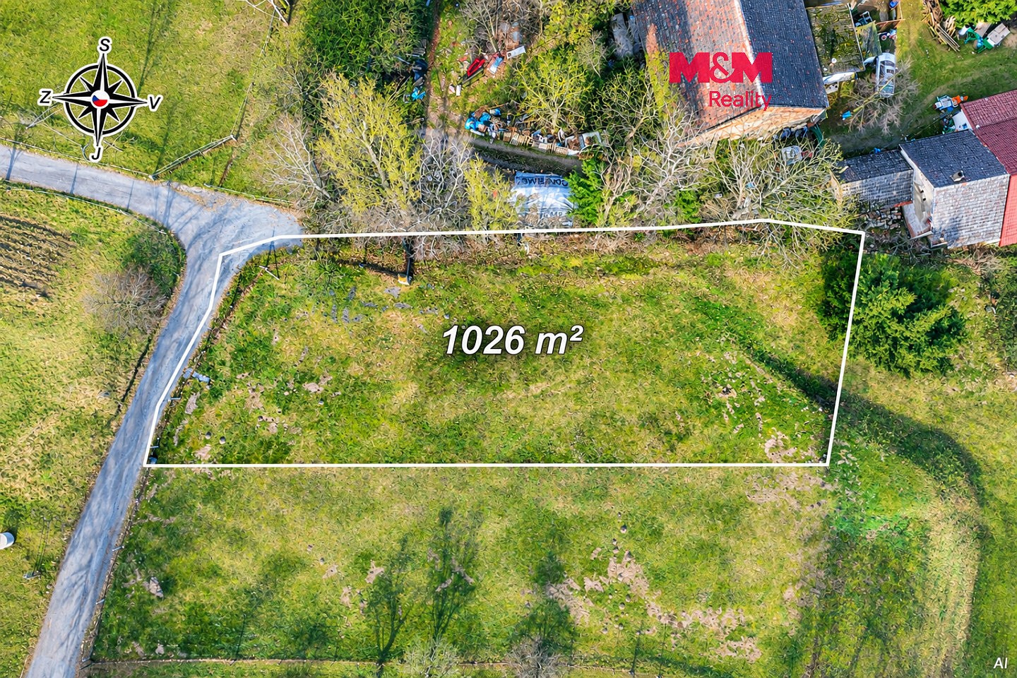 Pozemek pro bydlení, 1 026 m²