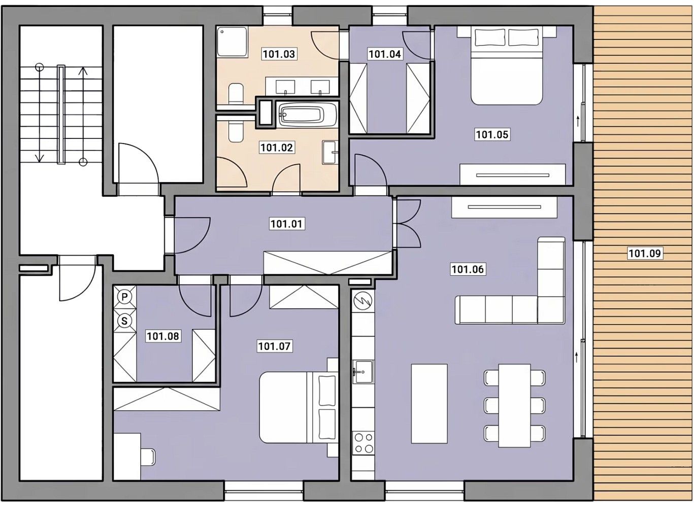 3+kk, Hlavní, Hrusice, okres Praha-východ, 111 m² - 2