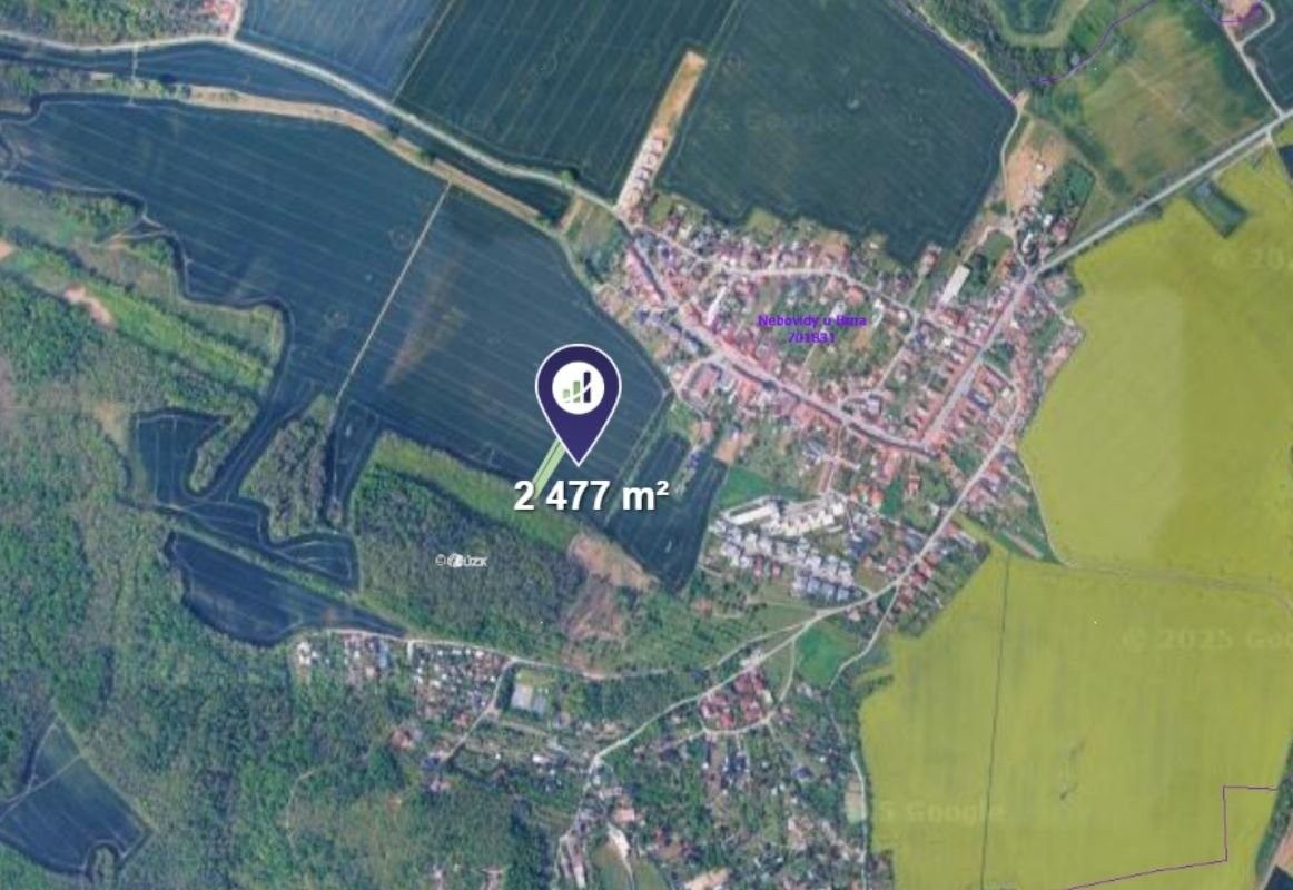 Prodej zemědělský pozemek - Nebovidy, 2 477 m²