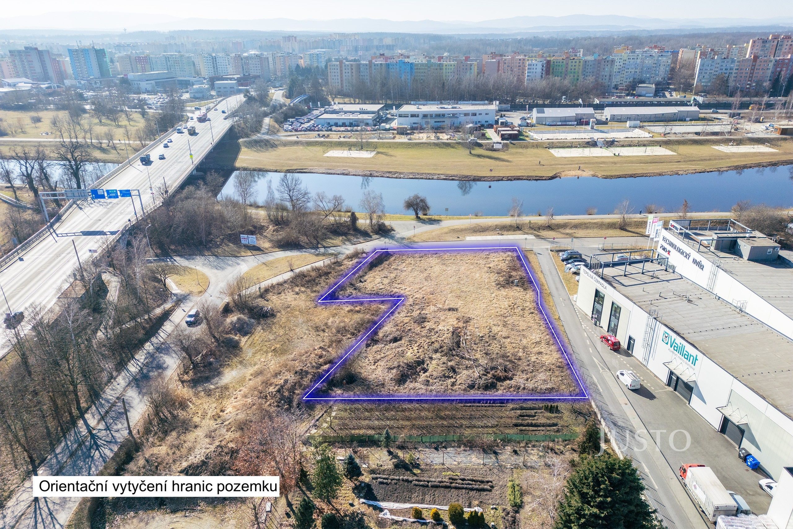 Prodej komerční pozemek - U Voříškova dvora, České Budějovice, 2 m²