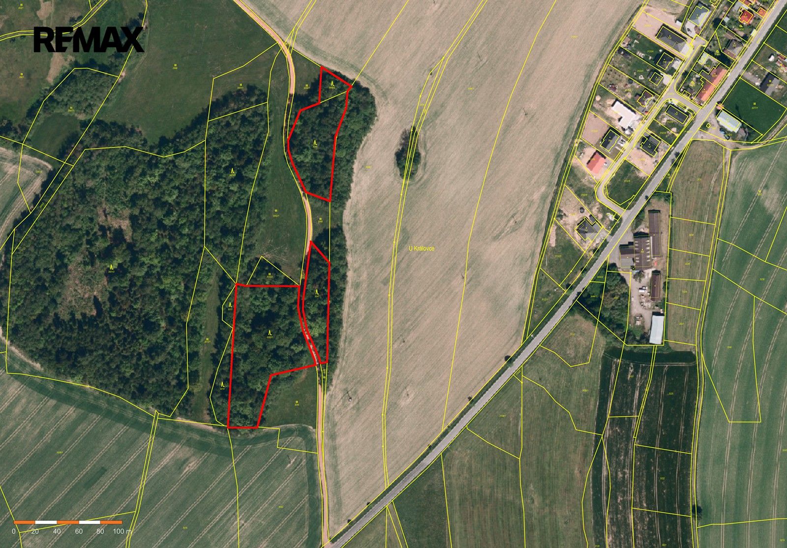 Lesy, Spálov, 25 088 m² - 1