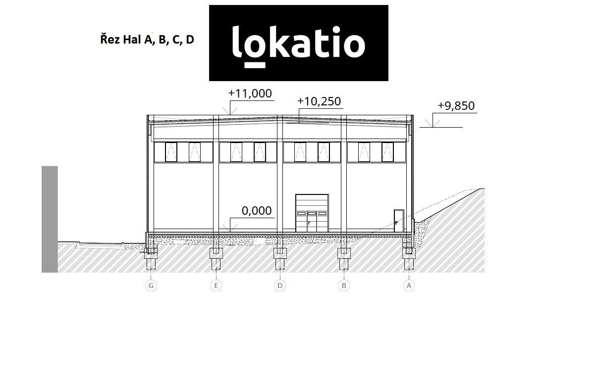 Pronájem sklad - Rousínov, 1 464 m²
