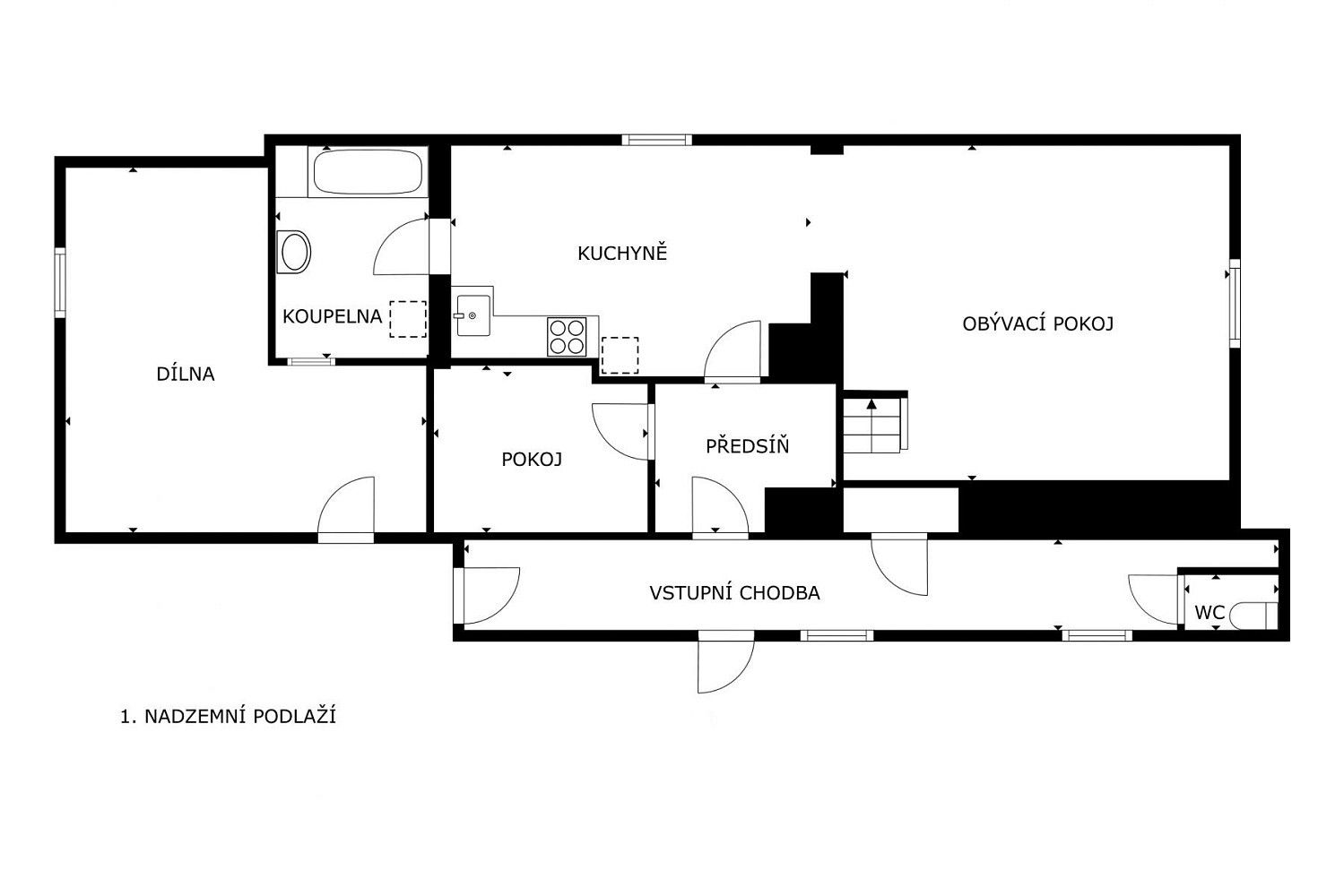 Rodinné domy, Těmice, okres Pelhřimov, 125 m² - 2