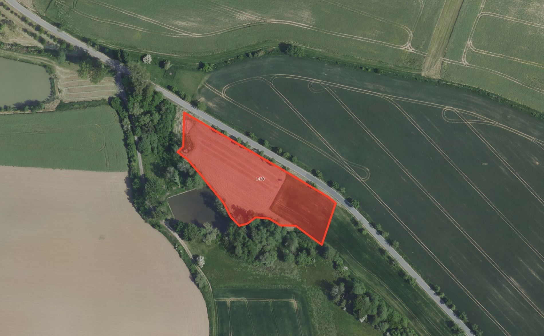 Zemědělské pozemky, Malešov