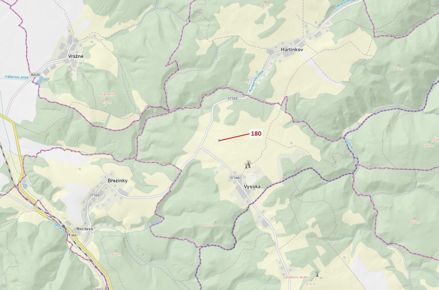 Les, 568 m²