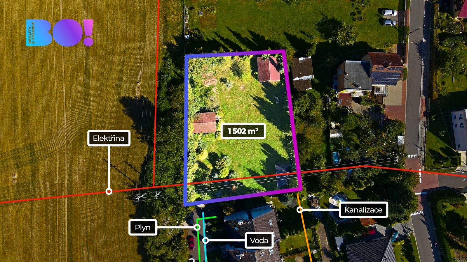 Pozemek pro bydlení, 1 502 m²
