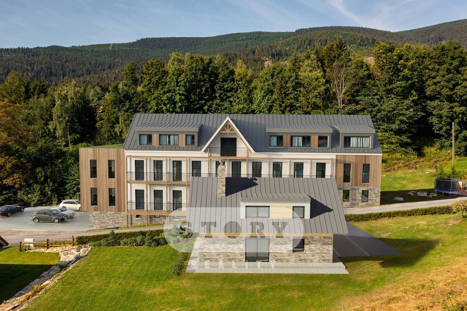 Ubytovací zařízení, Staré Město - Chrastice, okres Šumperk, Olomoucký kraj, 1 407 m² - 1