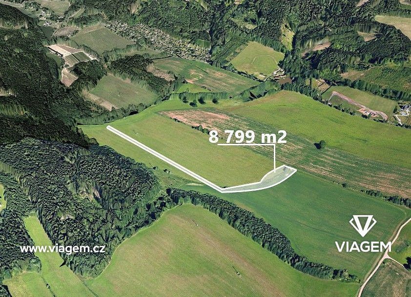 Zemědělský pozemek, 8 799 m²