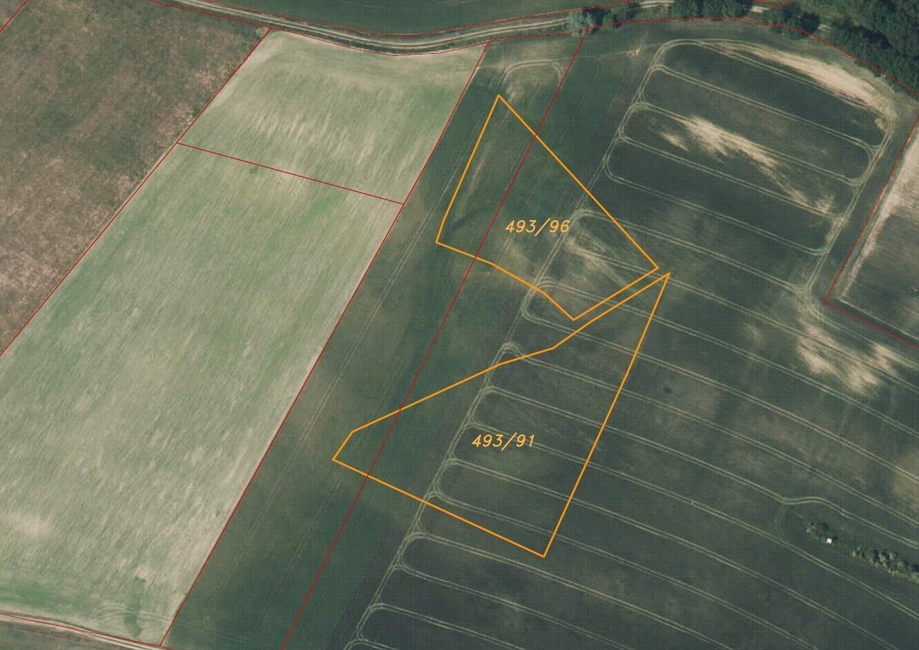 Zemědělské pozemky, Mělník, 17 896 m² - 2