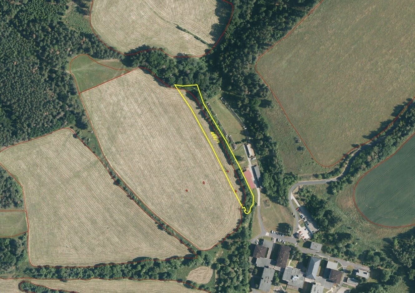 Prodej zemědělský pozemek - Tis u Blatna Balková, 6 625 m² - 5