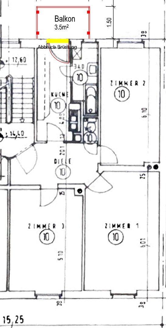 Byt 3+1 · 76 m² · Esslinger Str 7 Frankfurt am Main Gutleutviertel Hessen 60329 - 4
