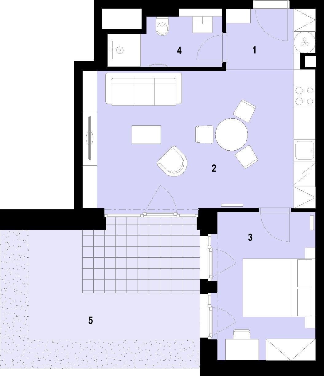 Prodej byt 2+kk - Plynárenská, Brno, 46 m²