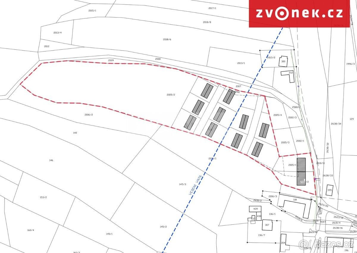 Prodej pozemek pro bydlení - Biskupice u Luhačovic, 763 41