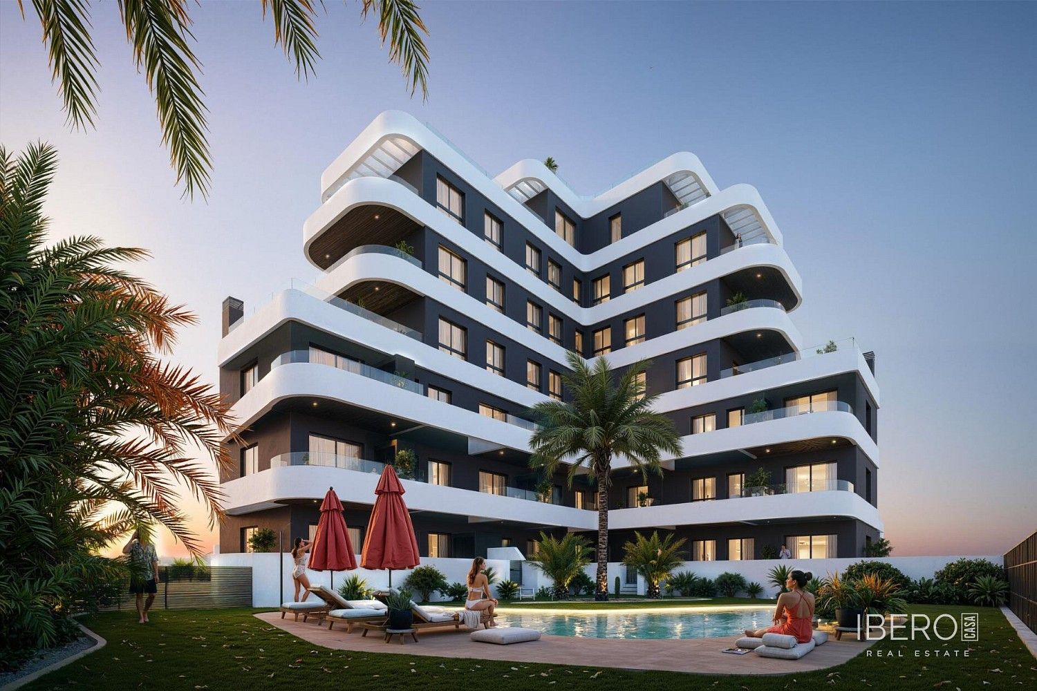4+kk, Guardamar del Segura, Španělsko, 76 m² - 2