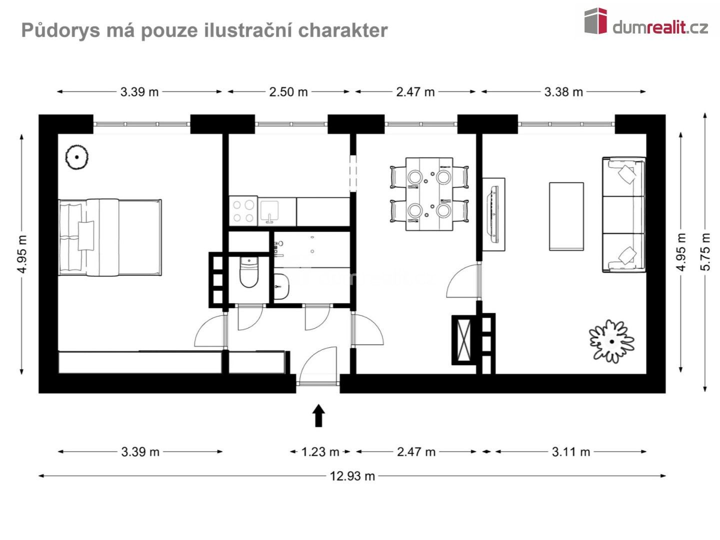 Prodej byt 3+1 - Pohorská Ves, 60 m² - 5