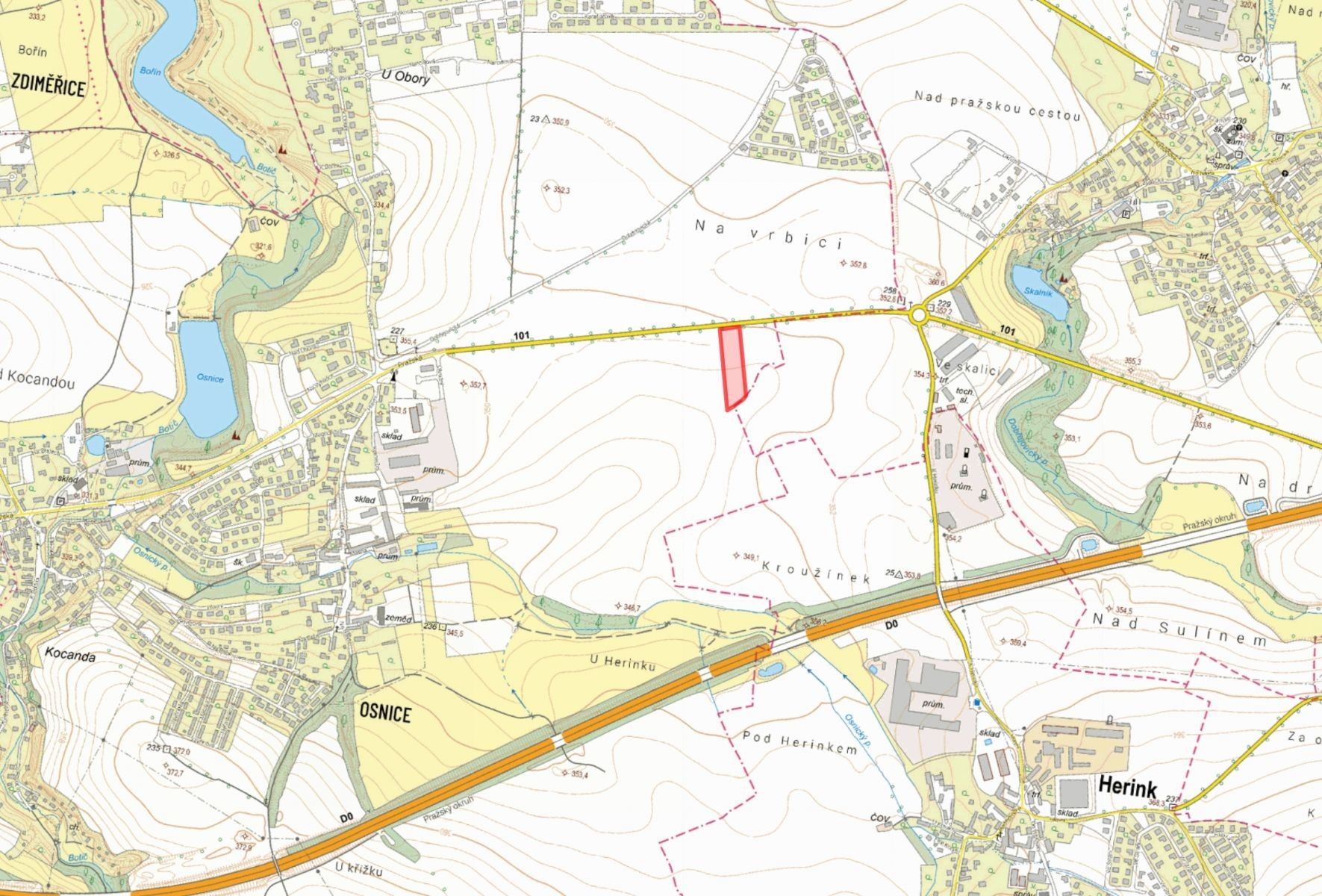 Zemědělské pozemky, Jesenice Osnice - 2