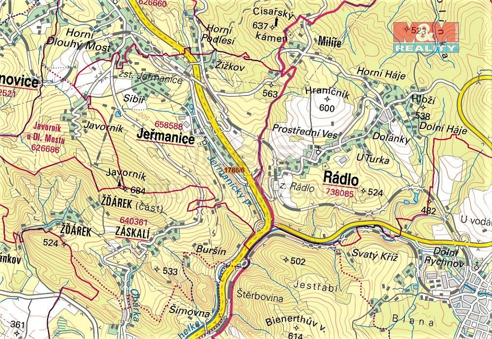 Prodej louka - Jeřmanice, okres Liberec, Liberecký kraj - 2