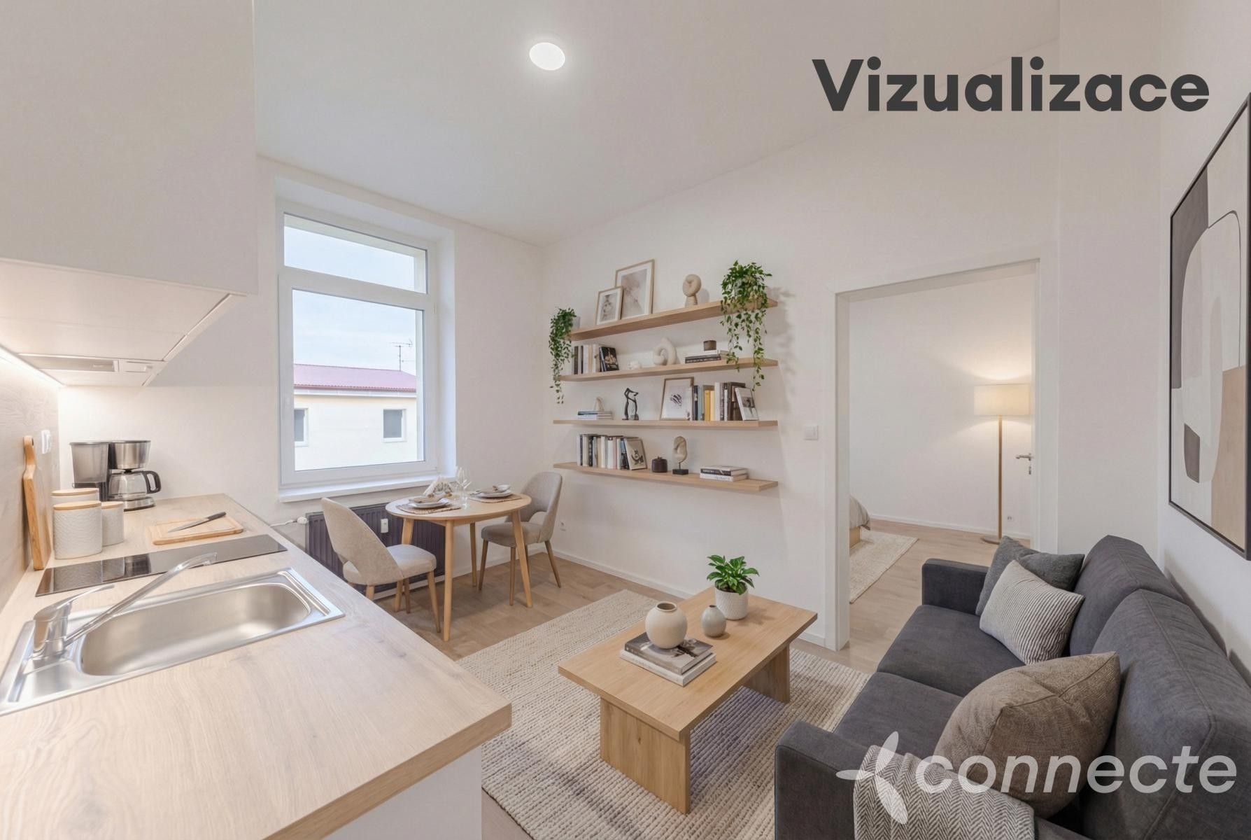 2+kk, Husova , Přerov I-Město, 43 m² - 2