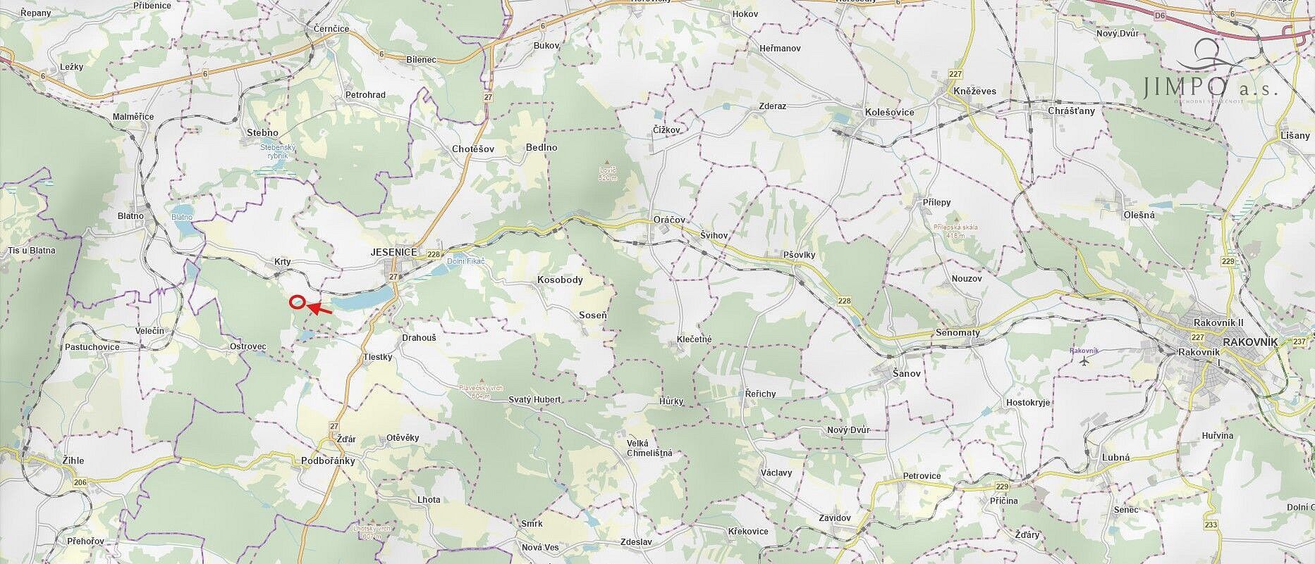 Prodej zemědělský pozemek - Krty, okres Rakovník, Středočeský kraj - 5